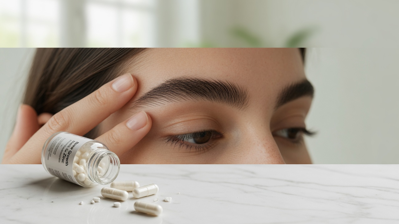 Editorial photograph related to How To Review Brow Growth Vitamins: How to Review Brow Growth Vitamins