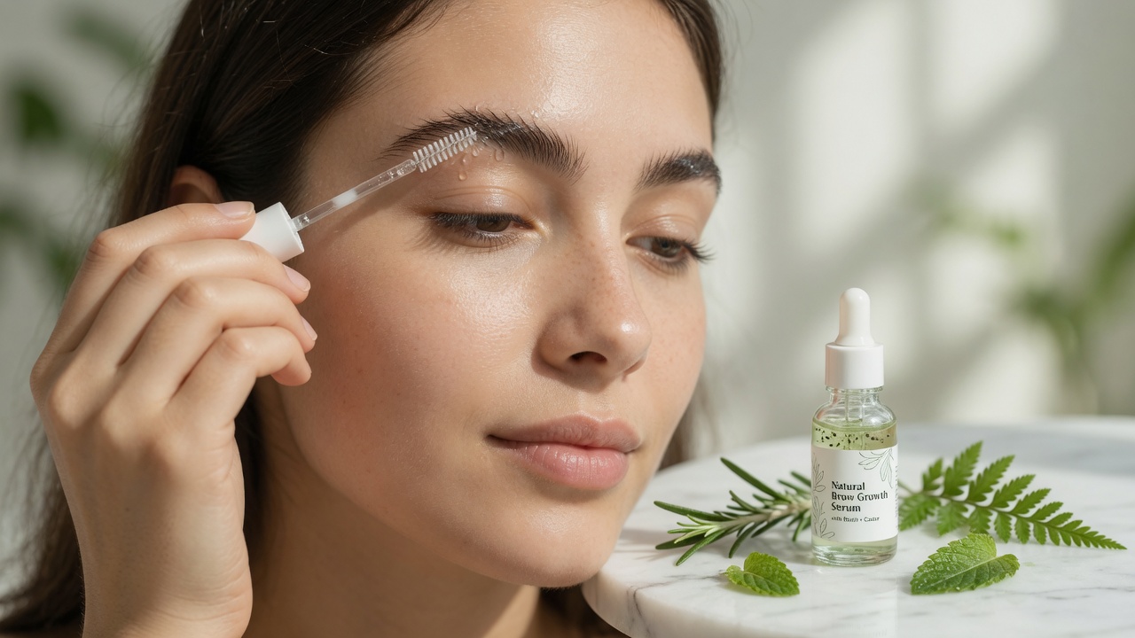 Editorial photograph related to How To Use Natural Brow Growth Serum: How to Use Natural Brow Growth Serum